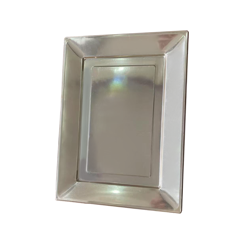 Jednokratni PS srebrni pladanj za hranu