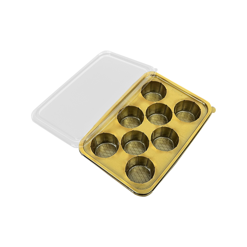 Jednokratna plastična kutija za pakiranje za pečenje s 8 šupljina