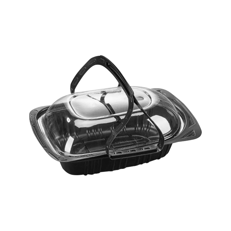 Jednokratna plastična ručna posuda za pečenu piletinu