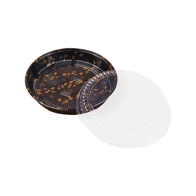 Kutija za pakiranje u japanskom stilu s crnim otiskom na dnu